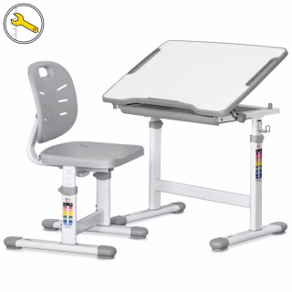 Парта со стулом Evo-kids Ergo Grey (Evo-05 Ergo G)