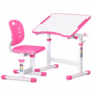 Парта зі стільцем Evo-kids Pink (Evo-07 Ergo PN)