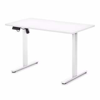 Комп'ютерний стіл Mealux PowerDesk Lite White з електрорегулюванням висоти (EVO-201 Lite W/W)