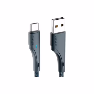 Дата кабель USB 2.0 AM to USB-C 3.0m black Essager (EXCT-LSC01)