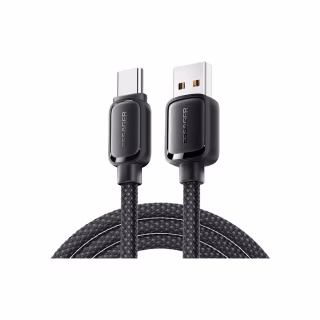 Дата кабель USB 2.0 AM to USB-C 1.0m 7A black Essager (EXCT-TD01-P)