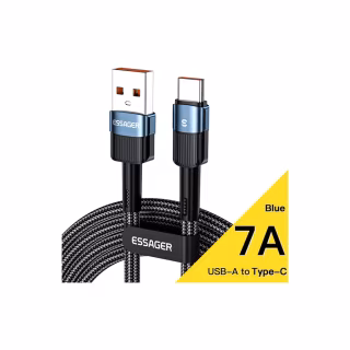 Дата кабель USB 2.0 AM to USB-C 2.0m 7A blue Essager (EXCT-XCA03)