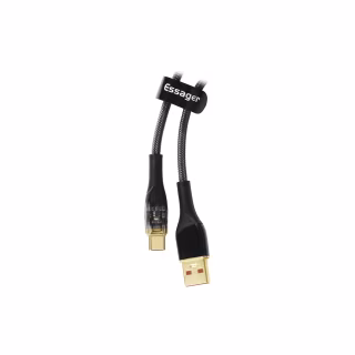 Дата кабель USB 2.0 AM to USB-C 2.0m 7A black Essager (EXCT-XJA01-P)