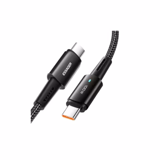 Дата кабель USB-C to USB-C 0.5m 100W black Essager (EXCTT1-CGB01)