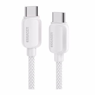 Дата кабель USB-C to USB-C 1.0m 100W white Essager (EXCTT1-WL02-P)