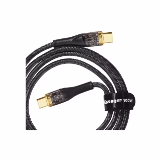 Дата кабель USB-C to USB-C 1.0m 100W black Essager (EXCTT1-XJ01-P)