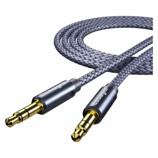 Кабель мультимедійний 3.5mm M to 3.5mm M 5.0m gray Essager (EYP35-DYD0G)
