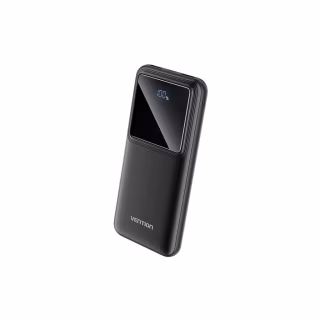 Батарея універсальна Vention 10000 mAh 22.5W Black LED Display Type (FHKB0)