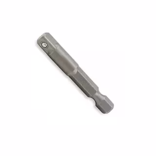 Адаптер для інструменту Toptul для головок під шуруповерт 1/4"х1/4" L50 шестигранний (FPKA0808)