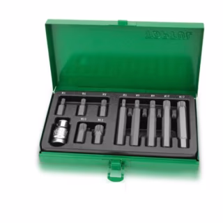 Набор бит Toptul Spline 11ед. M5-M12 10мм (GAAD1102)