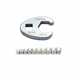 Ключ Toptul розрізний односторонній 3/8" 10шт 10-19мм (GAAR1001)