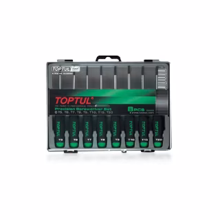 Набор отверток Toptul для точных работ (T5-T20) 8шт. (GAAW0801)