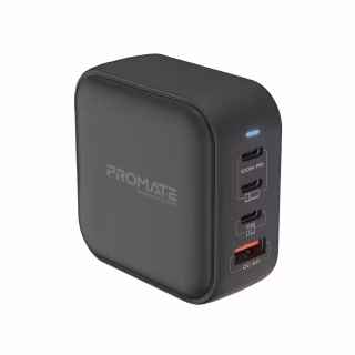 Зарядний пристрій Promate 100W 3xUSB-C + USB-A (ganport4-100pd.black)