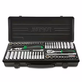 Набір інструментів Toptul професійний 1/4" 54од. (дюйм+метр) (GBA5440)