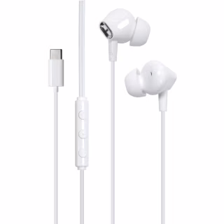 Навушники Vention Echo Lite USB-C In-Ear Wired White (GBBWAV)
