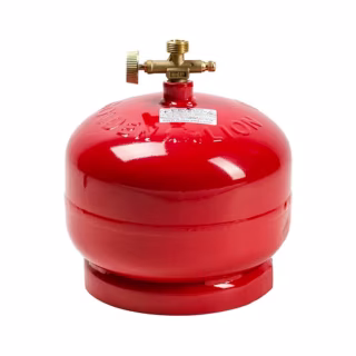 Побутовий газовий балон Voltronic ПРОПАН 2кг (4,8л) + пальник 20448 Red (GBR-2k-48L)