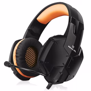 Навушники REAL-EL GDX-7700 Surround 7.1 Black/Orange (EL124100016)