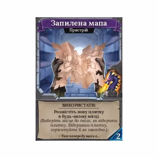 Настільна гра Geekach Games Промо карта Запилена мапа до гри Кланк! Катакомби (укр.) (GKCH105PR)