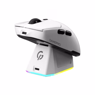 Мышка GamePro Genesis Airmaster Wireless/Bluetooth/USB White (GM167W)