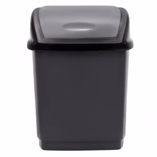 Контейнер для сміття Горизонт Домік Металік 5 л (гор-02035/металік)