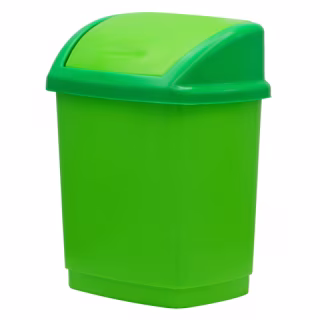 Контейнер для мусора Горизонт Домик Салатовый 5 л (гор-02035/салатовий)