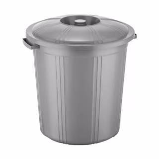 Контейнер для мусора Горизонт 41 x 38 см Металлик 30 л (гор-02041/металік)