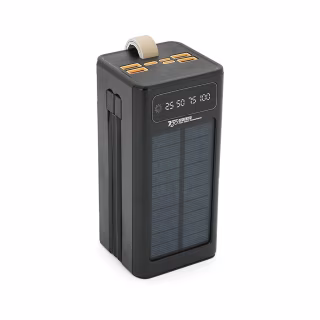 Батарея универсальная 7GO 50000mAh PD/22.5 Solar Black (GPW-01 / 45006)