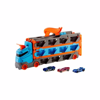 Ігровий набір Hot Wheels Вантажівка-транспортер "Суперперегони" (GVG37)