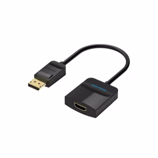 Переходник DisplayPort M to HDMI F 0.15m black Vention (HBGBB)