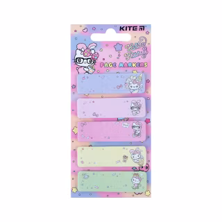 Стікер-закладка Kite паперова з малюнком Hello Kitty 100 шт, 5х20 шт (HK23-480)