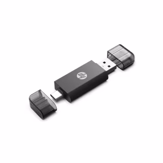 Считыватель флеш-карт HP USB 3.0 AM/USB-C to SD+TF (HP_DHC-CT112)