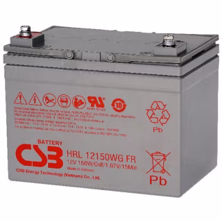 Батарея до ДБЖ CSB HRL12150WFR, 12V 38Ah (HRL12150WFR)