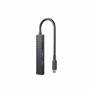 Концентратор XO USB-C 4-in-1 порти XO HUB014B.black (HUB014B.black)