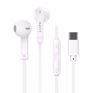 Наушники Havit HV-E336C USB-C White (HV-E336C)