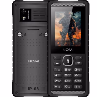 Мобільний телефон Nomi i2420 Black Grey