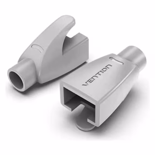Ковпачок конектора RJ45 Strain Relief Boots Gray PVC Type 100 Pack Vention (IODH0-100)