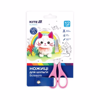 Ножиці Kite дитячі для шульги рожевий, 12 см (K-149-1)