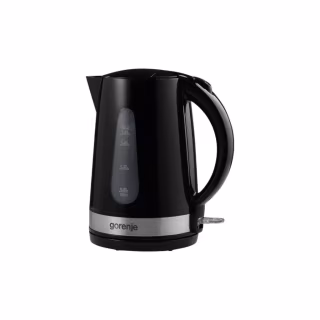 Електрочайник Gorenje 1.7л, 2,200 Вт, strix контроль, скло, чорний (K17OGP)