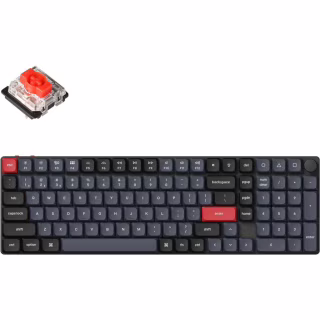 Клавиатура Keychron K17 PRO Gateron MX 2.0 Red QMK Hot-swap Wireless/Bluetooth/USB-А UA Black (K17P-H1-UA)
