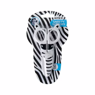 Ножницы Kite детские безопасные Zebra, 12 см (K22-008-02)