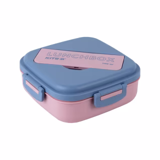 Ланч-бокс детский Kite с разделителем 1100 мл, розовый (K23-186-3)