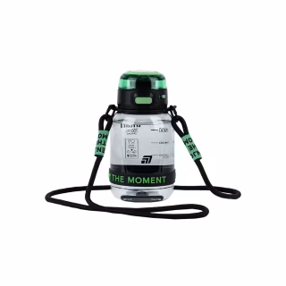 Поїльник-непроливайка Kite 700 мл, чорно-зелена (K25-1218-2)