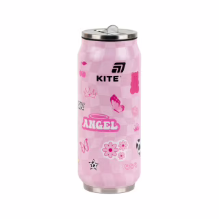 Поїльник-непроливайка Kite Angel термочашка з трубочкою, 500 мл (K25-1264-2)