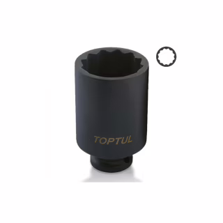 Торцевая головка Toptul ударная длинная 1/2" 30мм 12-гранная (KABJ1630)