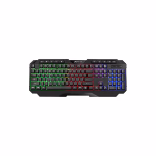 Клавіатура Xtrike ME KB-306 LED USB UA Black (KB-306UA)