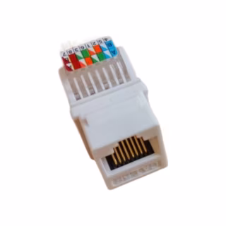 Модуль Keystone RJ45 UTP кат. 6, Slim, безинструментальный Kingda (KD-KJ2047UC6)