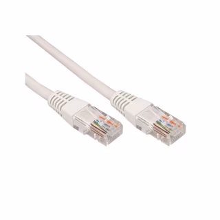 Патч-корд 0.25м, UTP, cat.5e, CU, 24AWG, gray Kingda (KD-PAUT3025GY)