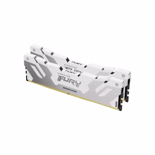 Модуль пам'яті для комп'ютера DDR5 32GB (2x16GB) 8000 MHz Renegade White Kingston Fury (ex.HyperX) (KF580C38RWK2-32)