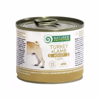 Консервы для собак Nature's Protection Adult Light Turkey&Lamb 200 г (KIK24519)