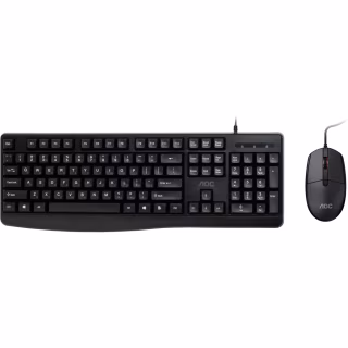 Комплект AOC KM170B USB UA Black (KM170B/97)